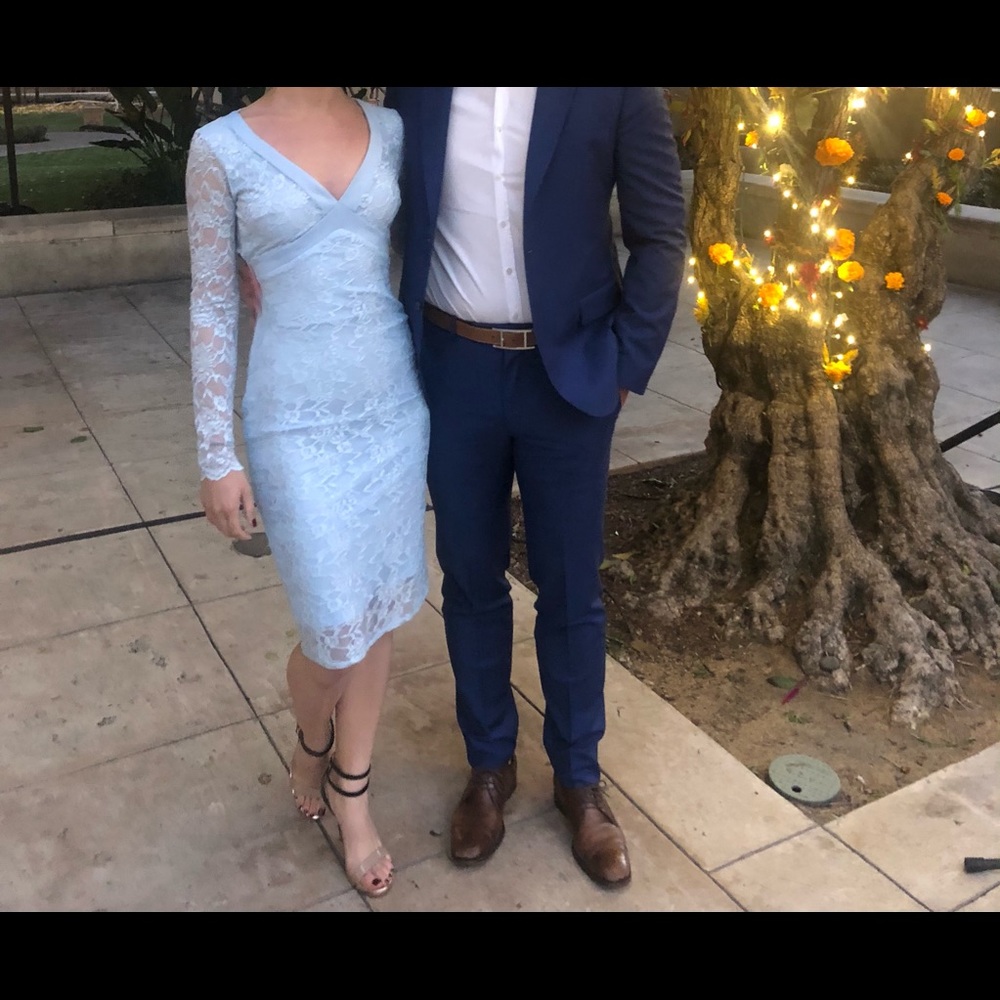 Blue Lace Dress